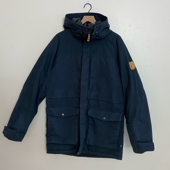 FJALLRAVEN Barents Parka - Men’s Large - Navy Blue - Picture 5 of 16